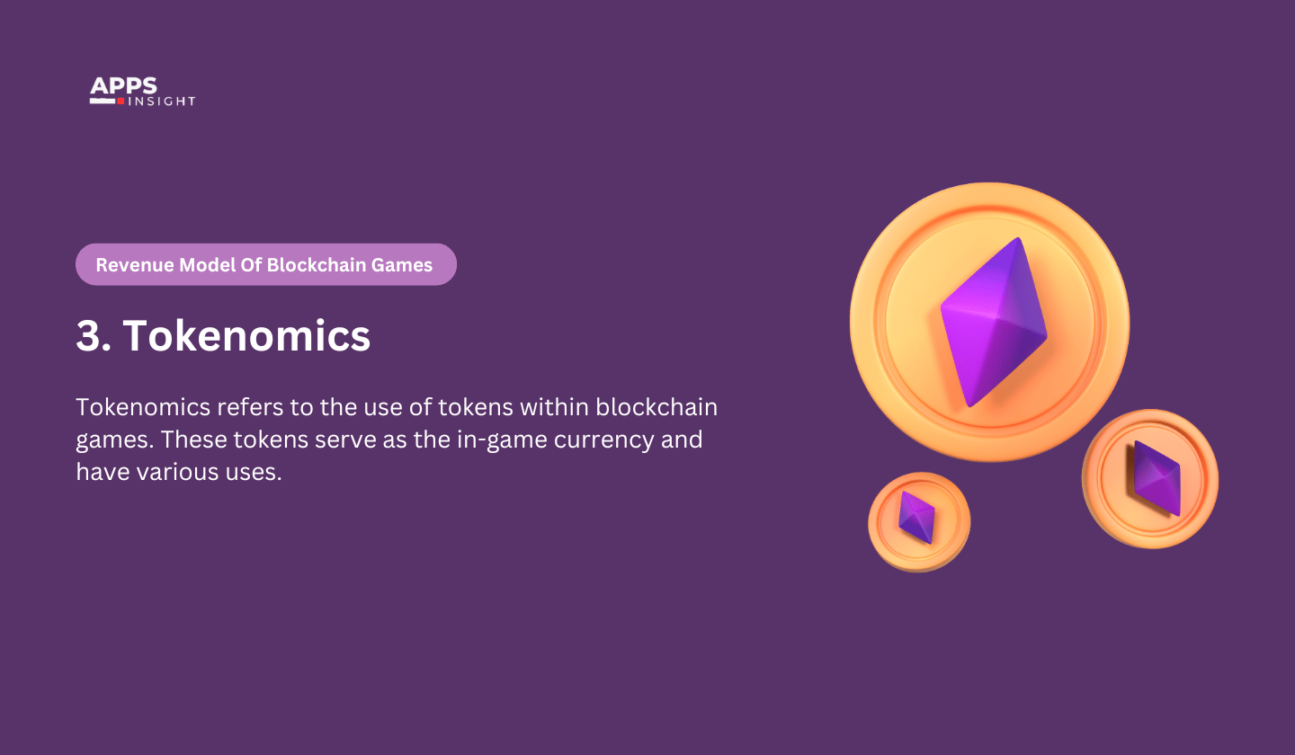 Tokenomics revenue model of blockchain games