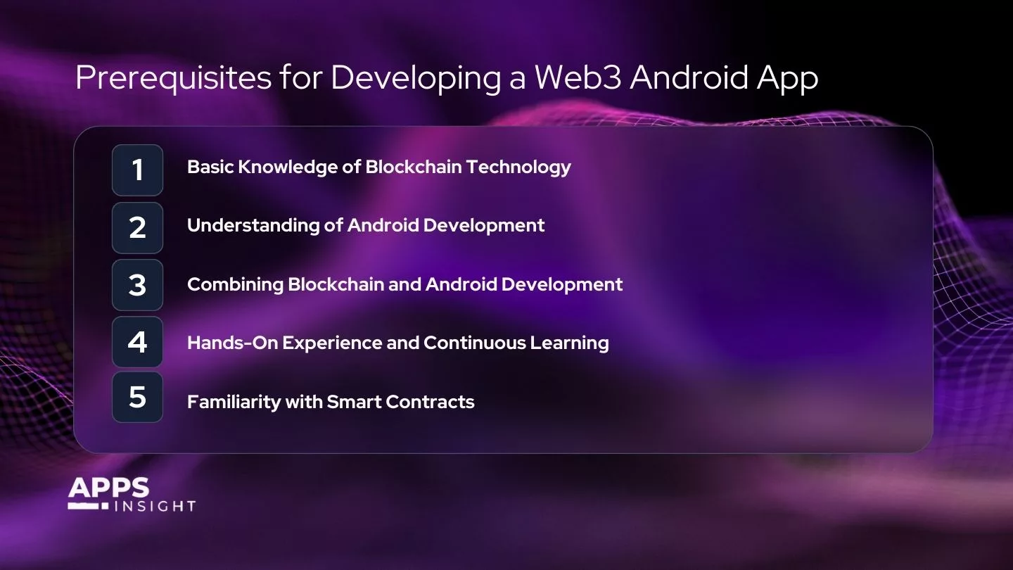 Prerequisites for Developing a Web3 Android App