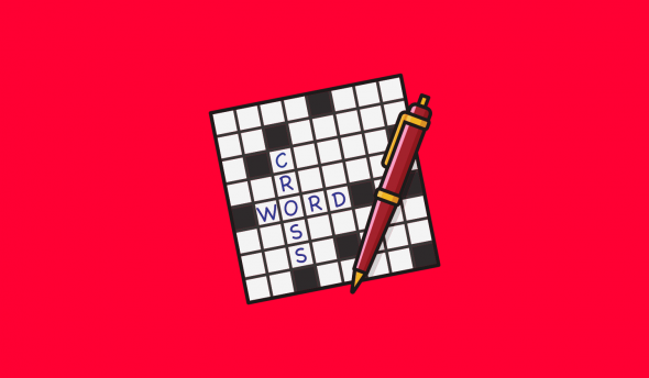 wedding reception centerpiece crossword clue