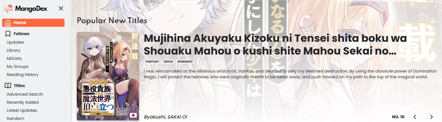 Websites Like Mangakakalot