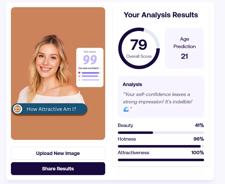 AI Beauty Score Checker