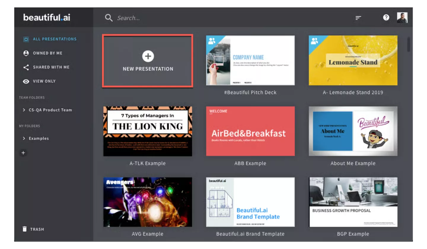 AI presentation tools