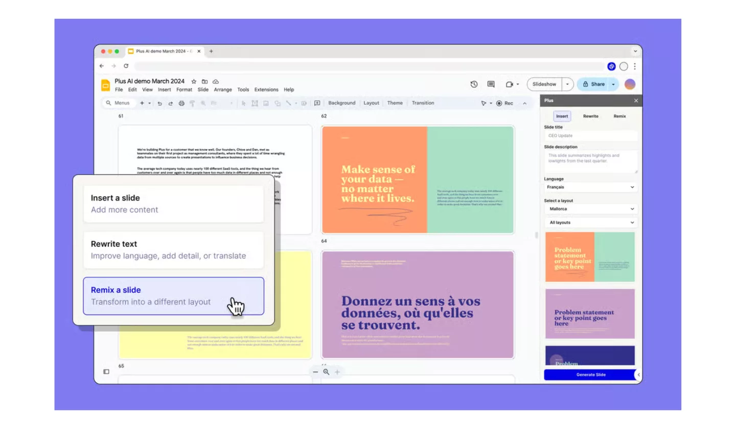online AI presentation generator