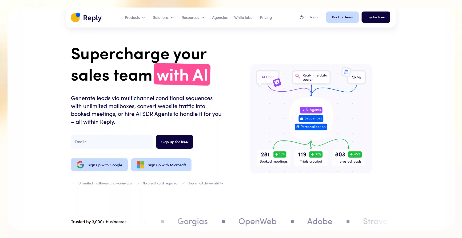 AI lead generation software for B2B