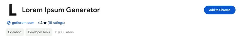 Chrome productivity tools for developers