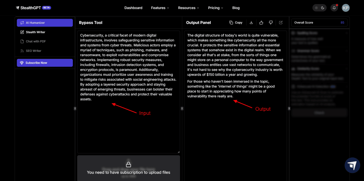 AI Text Humanizer Tool Free