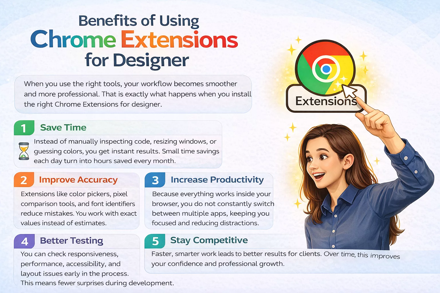 Benefits of Using Chrome Extensions for Designer