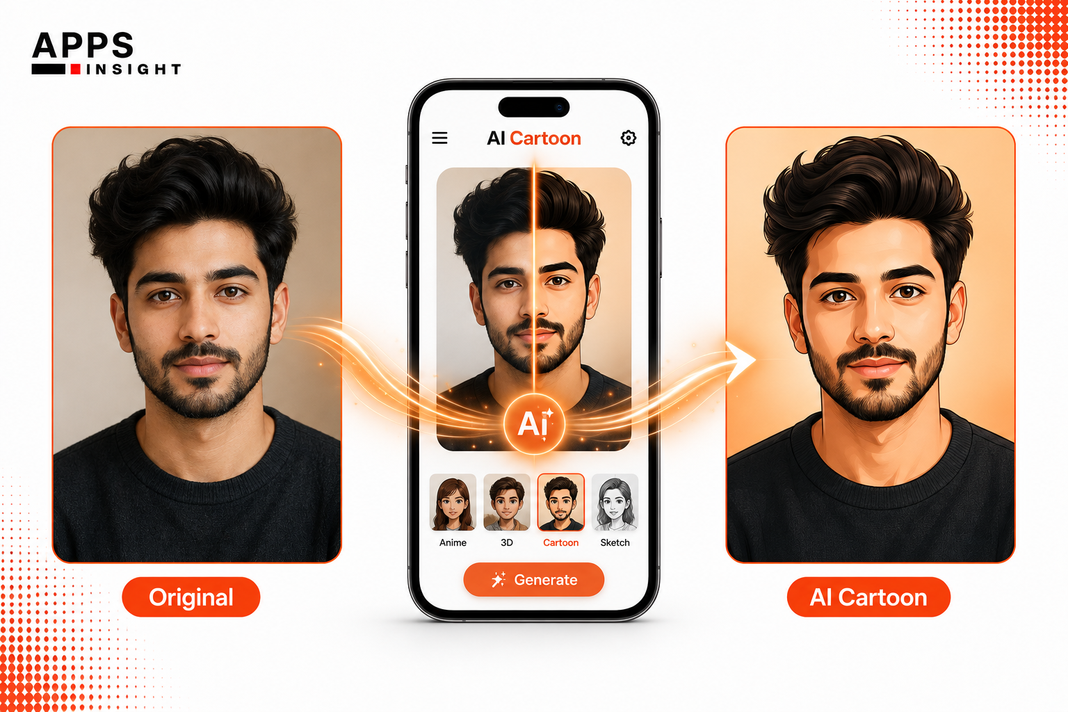 AI Cartoon App like ToonMe