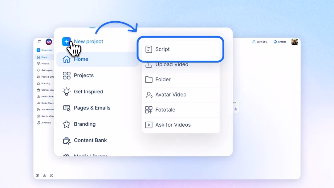 BIGVU screenshot