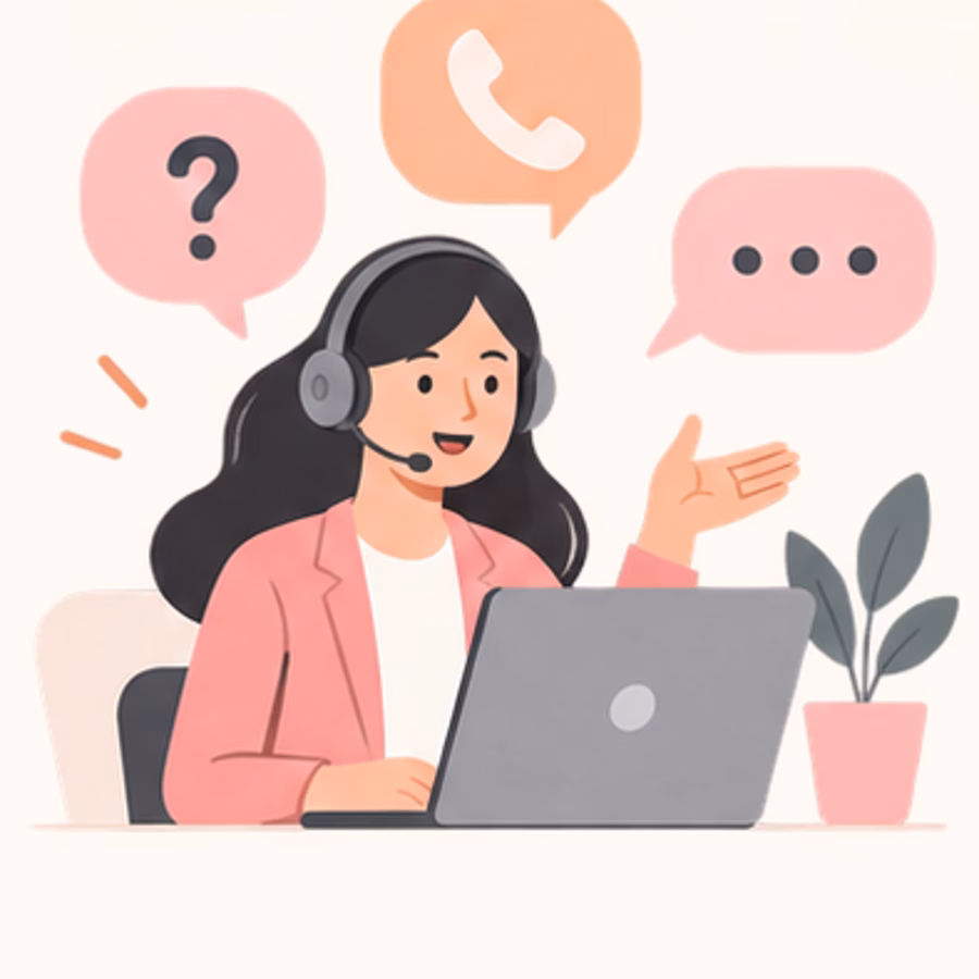 Consultant answering call tracking questions