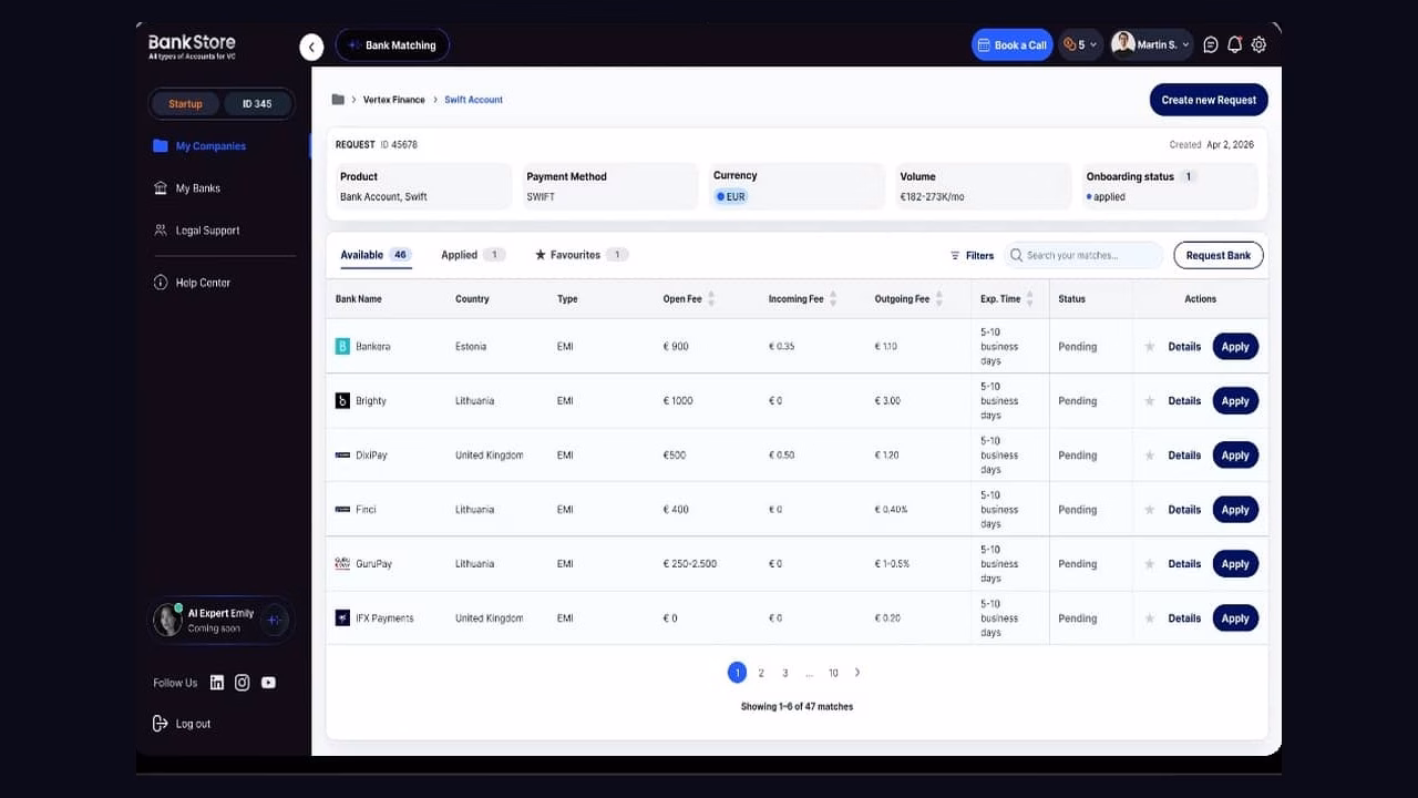 BankStore screenshot