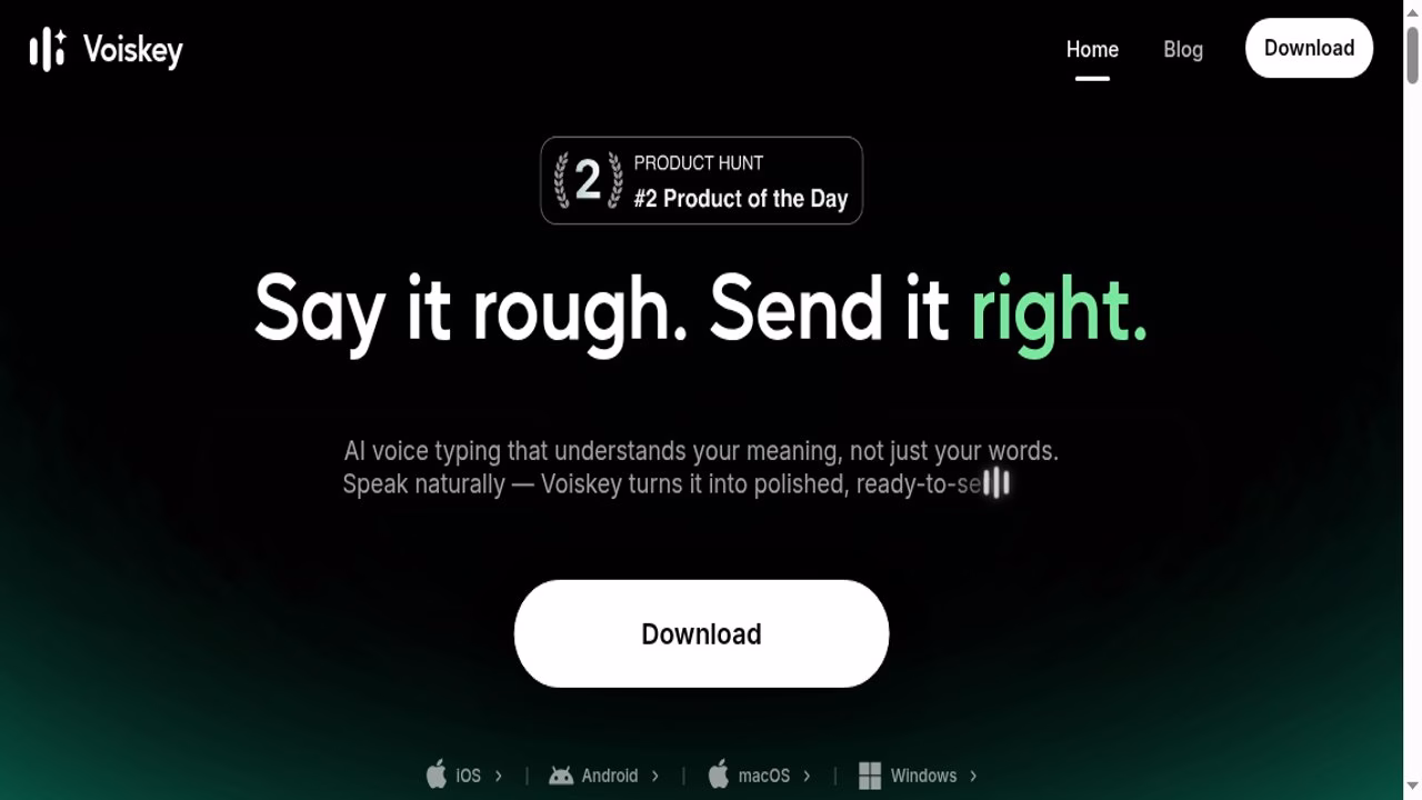 Voiskey screenshot