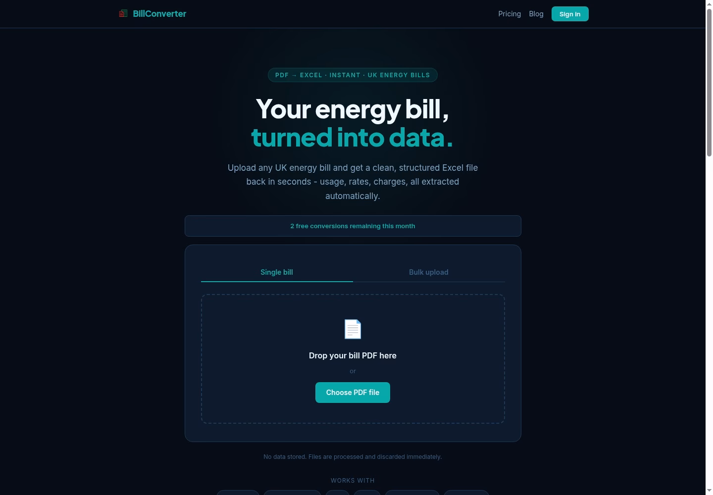 BillConverter screenshot